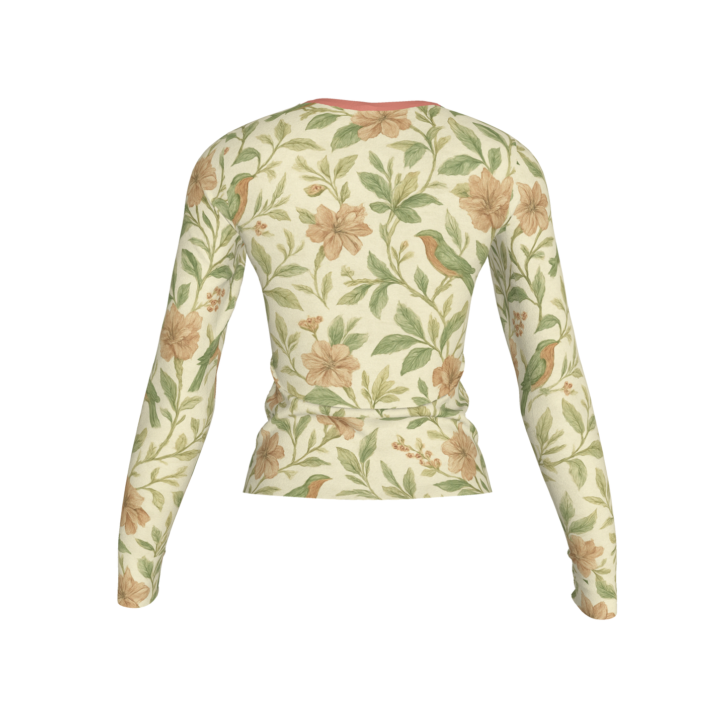 FLORAL LONG SLEEVE T SHIRT