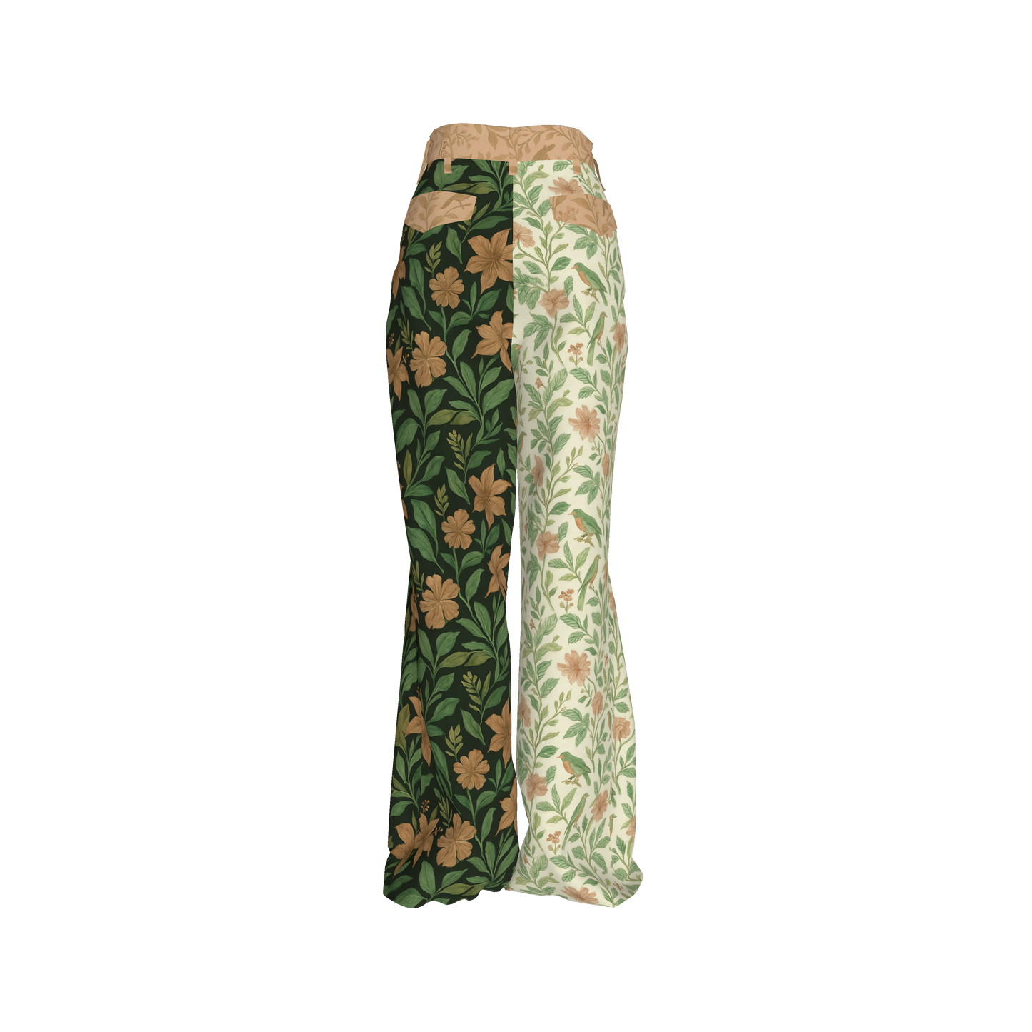 MULTIPRINT PLEATED PANT